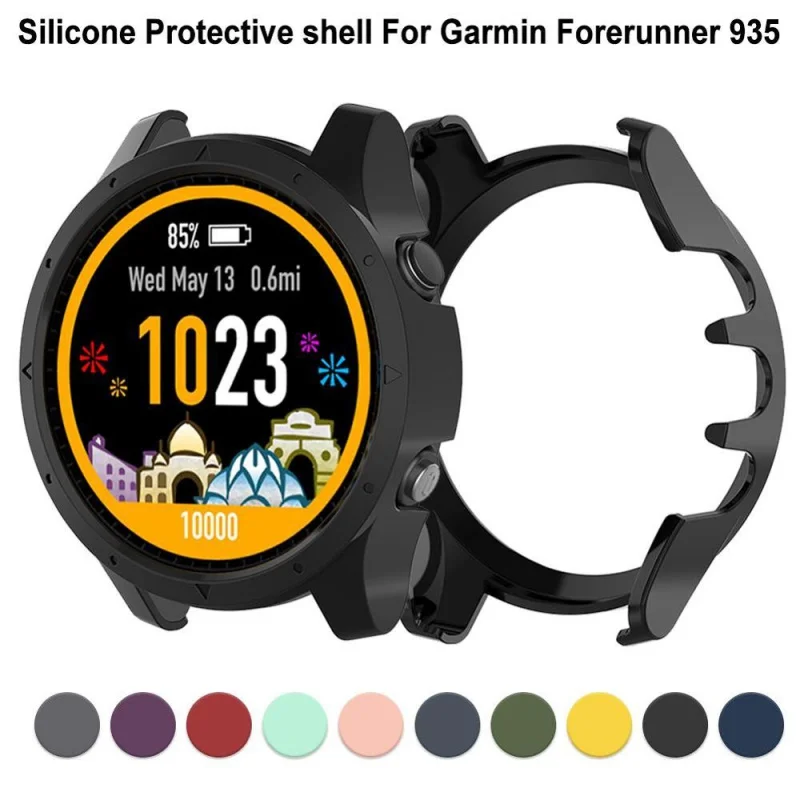 Защитен калъф за Garmin Forerunner 935 945 Smartwatch, гривна, циферблат, противоударная на кожата, защита от надраскване, унисекс