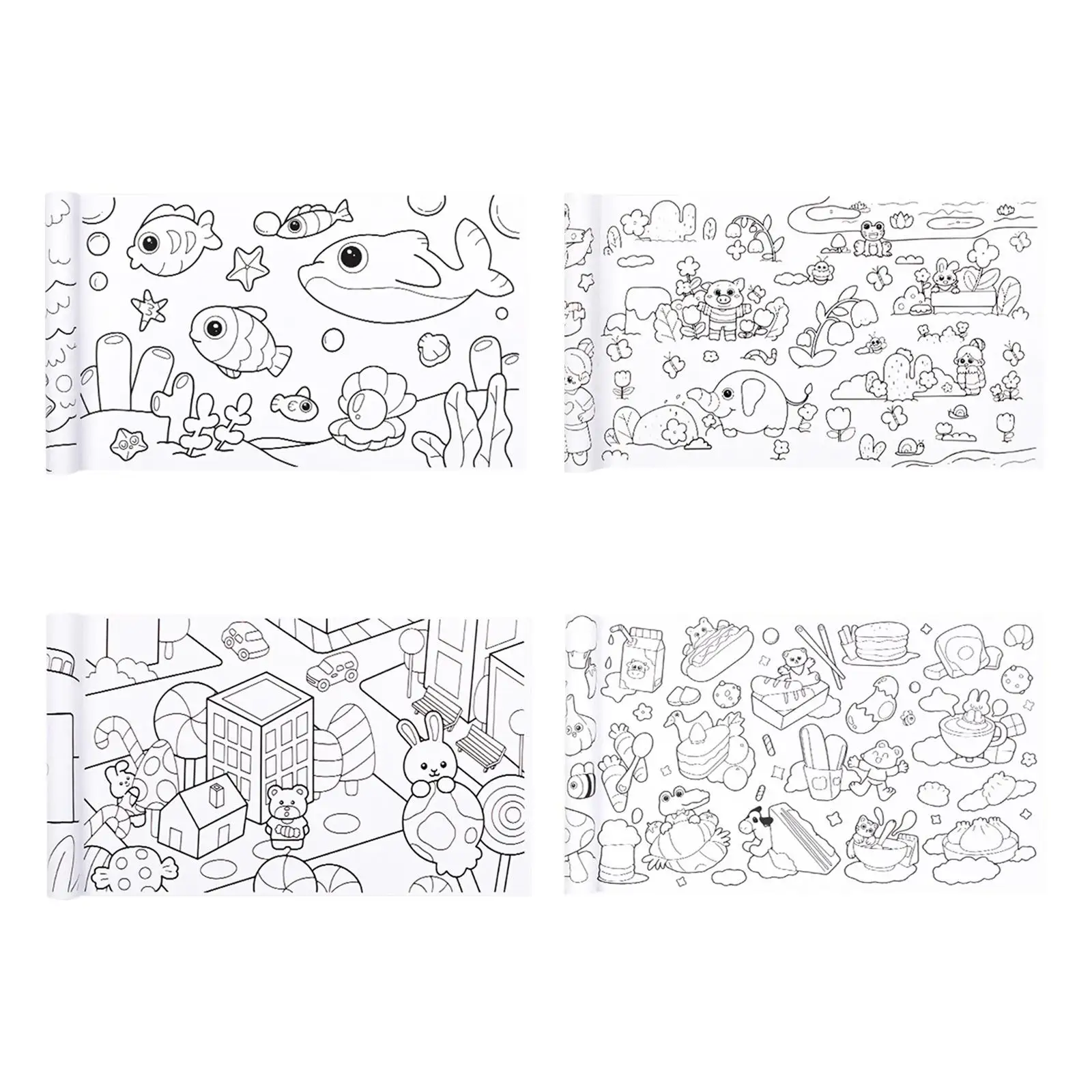 Листове за colorization хартия с графити, листове за colorization стени с откъсване линия