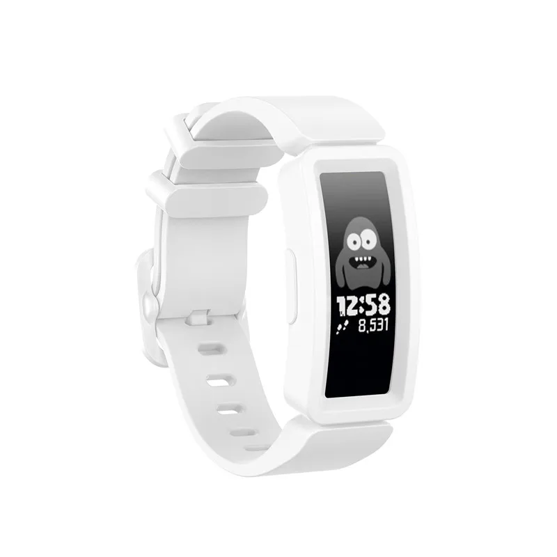 100шт Силикон Гривна Каишка Гривна За Fitbit Inspire/Inspire HR Fitbit ace 2 ACE2 Smartwatch Взаимозаменяеми Каишка За Часовник