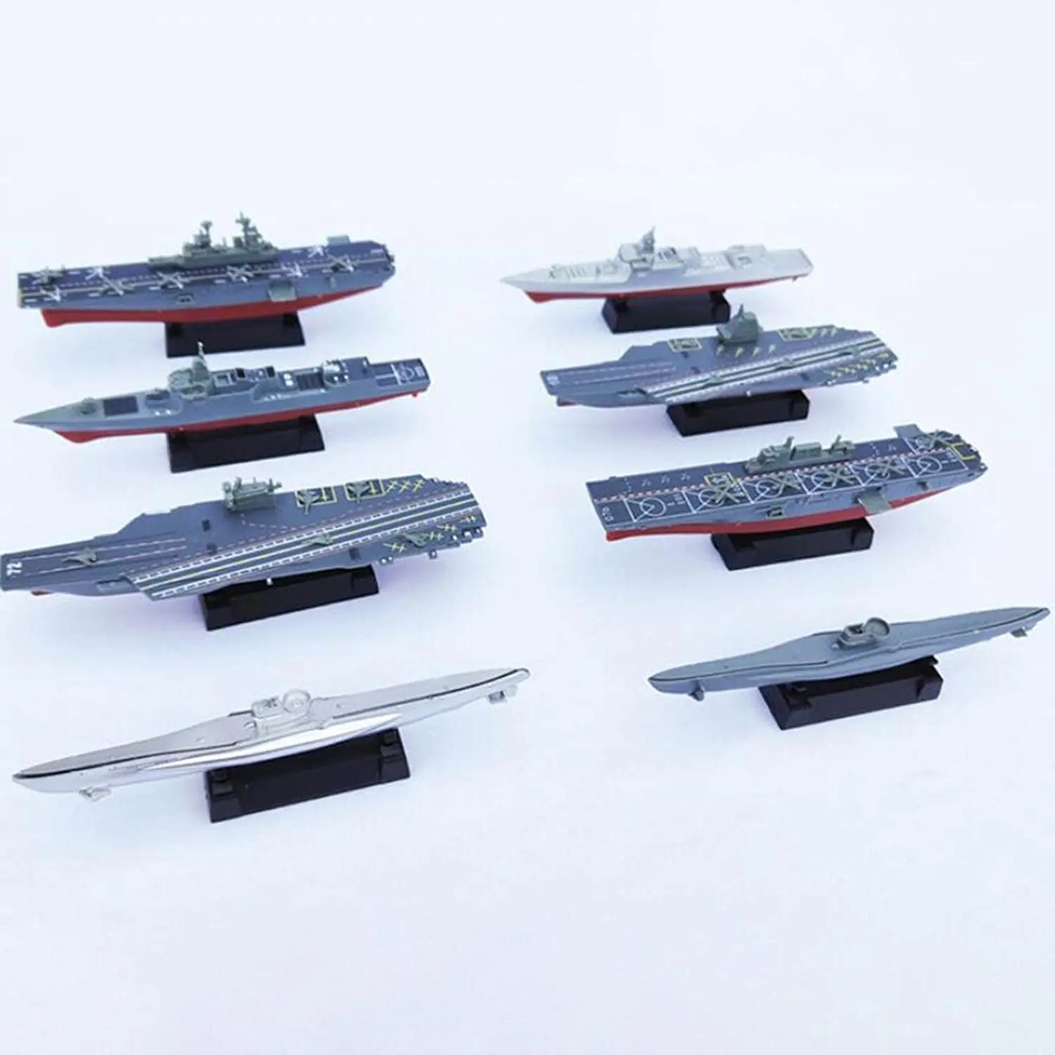 8 Парчета 4D Пъзела на кораба Модел 4D Събрана модел на кораба Модерни играчки-от пъзела 