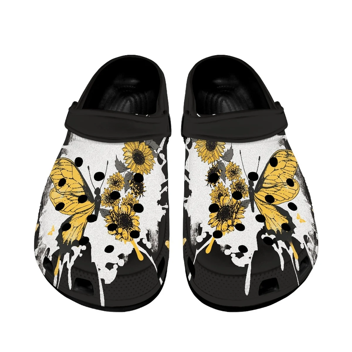 Летни улични плажни чехли с принтом пеперуди, Домашни Леки Чехли, Сандали, Дамски 2023, Нова Унисекс Обувки на равна подметка, женски пързалки