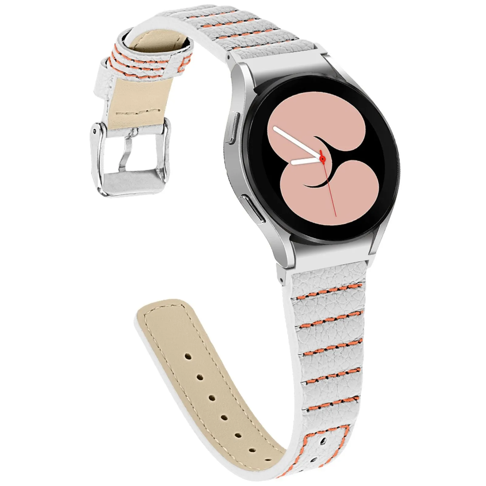 Обикновен Ретро-watchband Galaxy Watch 4 Watch 22 мм и Каишка От Вълнообразни Кожата, Разменени Мек Спортен Каишка Часовници Аксесоари