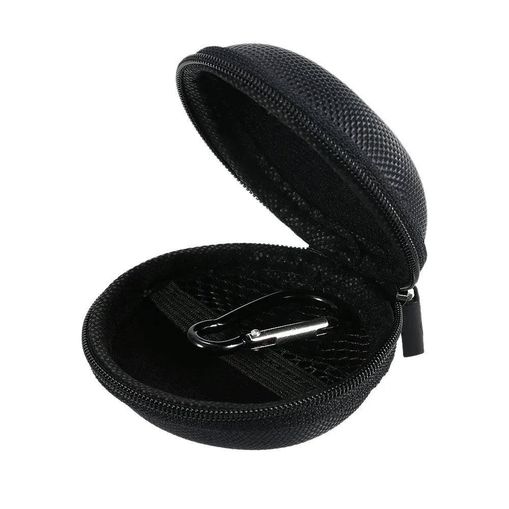 Чанта за съхранение на слушалки, чанта за съхранение на жични слушалки, мини преносим в джоб от вкара тъкани, аксесоари за слушалки