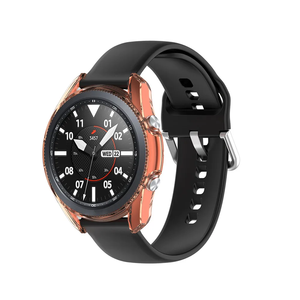 41 мм защитен калъф за часа, водоустойчив калъф за Samsung Galaxy Watch 3, 41 мм прозрачна броня със защита от надраскване, корпус във формата на миди