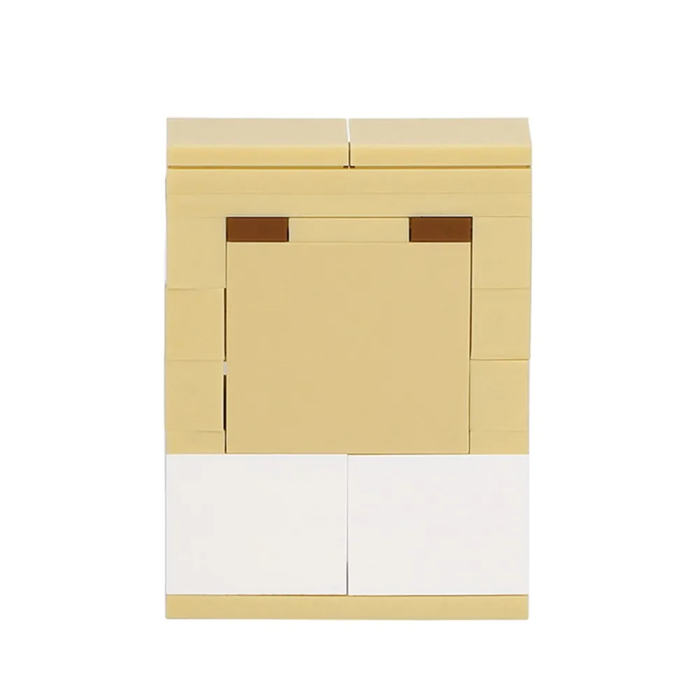 MOOXI Мебели Шкаф Строителни Блокове САМ Серия Mini City Събрана Тухлена играчка за Деца модул за Обучение детски подарък MOC0038