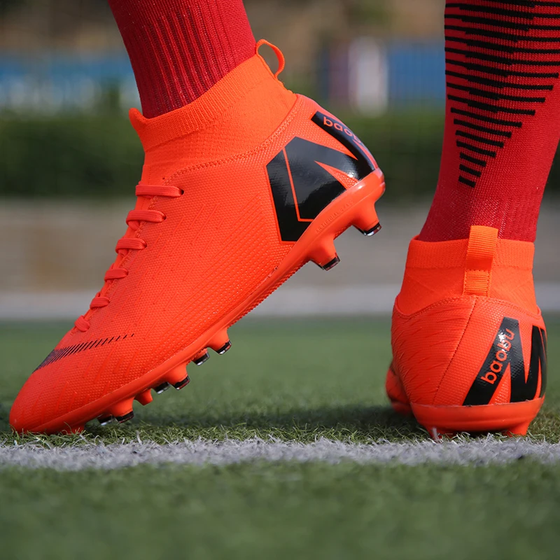 Качествени футболни обувки, футболни обувки за Подвижност на едро, леки здрави маратонки за мини футбол, големи Размеры32-47
