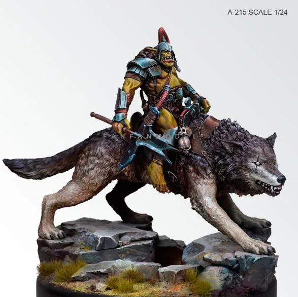 Комплекти Фигури от смола 1/24 Модел на Конницата на Клана на Вълка в сглобени A-215