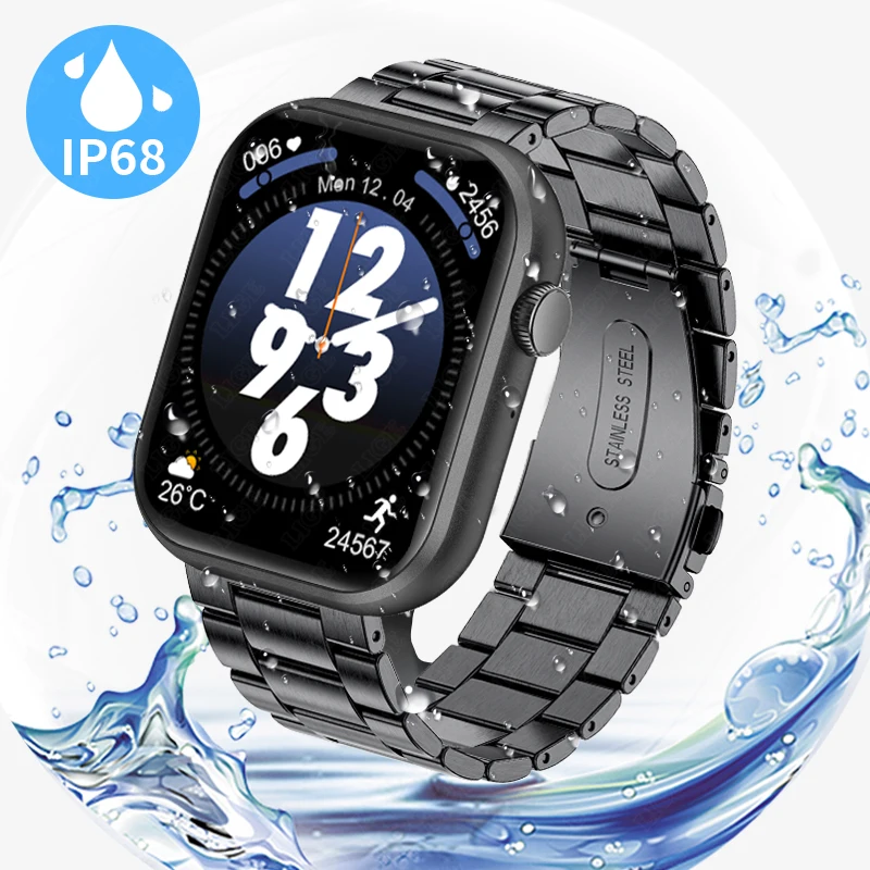 Нови умен часовник LIGE за мъже, Bluetooth-предизвикателство, IP68 водоустойчив циферблат, умни часовници за жени, фитнес гривна Sprot по поръчка, циферблат 2023