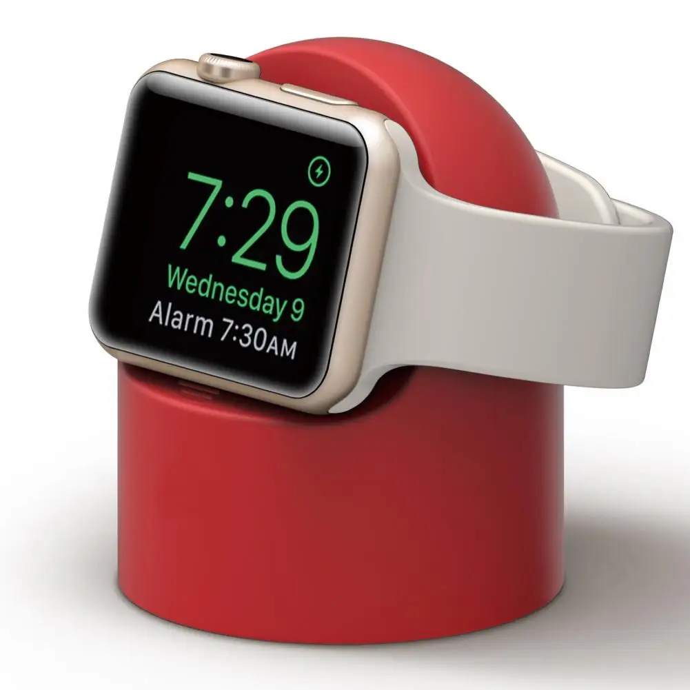 Поставка за зарядно устройство за часовници Bluelans, удароустойчив, без мирис, деформируемый Многофункционален скоба за зарядно за Apple Watch