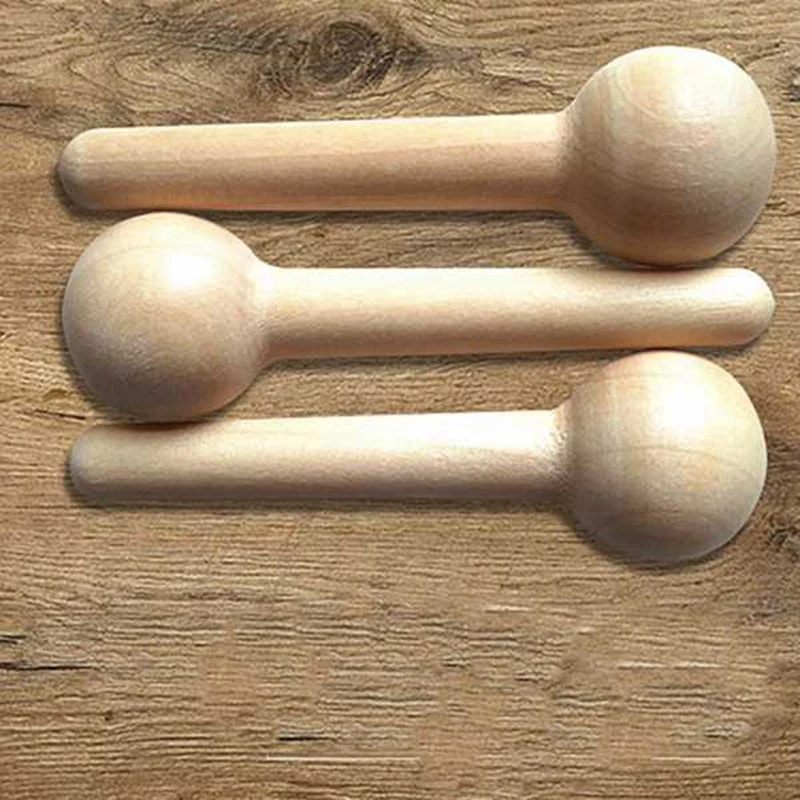 100 бр. мини дървени лъжици за готвене на домашно кухнята Инструмент Сол, подправки, мед, кафе лъжици