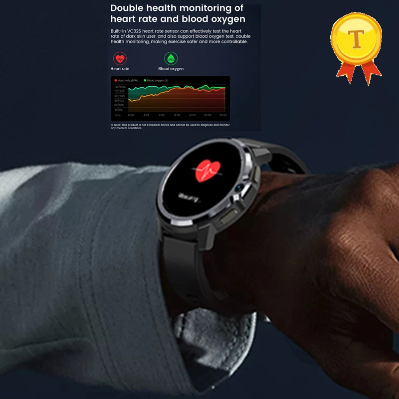 4G Глобални Android Смарт часовници, WIFI 8MP Камера 1050 ма с кислород в кръвта на GPS Карти Smartwatch Водоустойчив Часовник с Google Play Store
