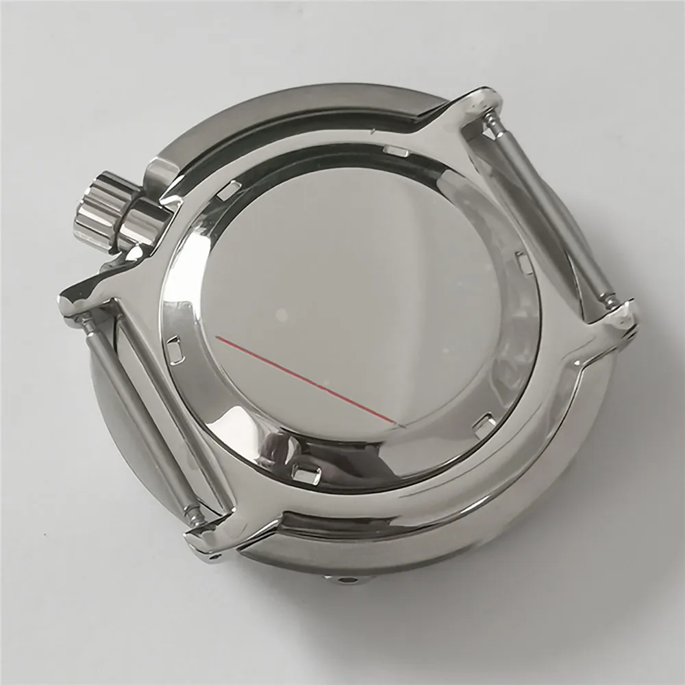 Корпус от неръждаема стомана, 45 мм, кутия за часовник, минерално стъкло, черен вътрешна сянка за механизъм NH35/NH36