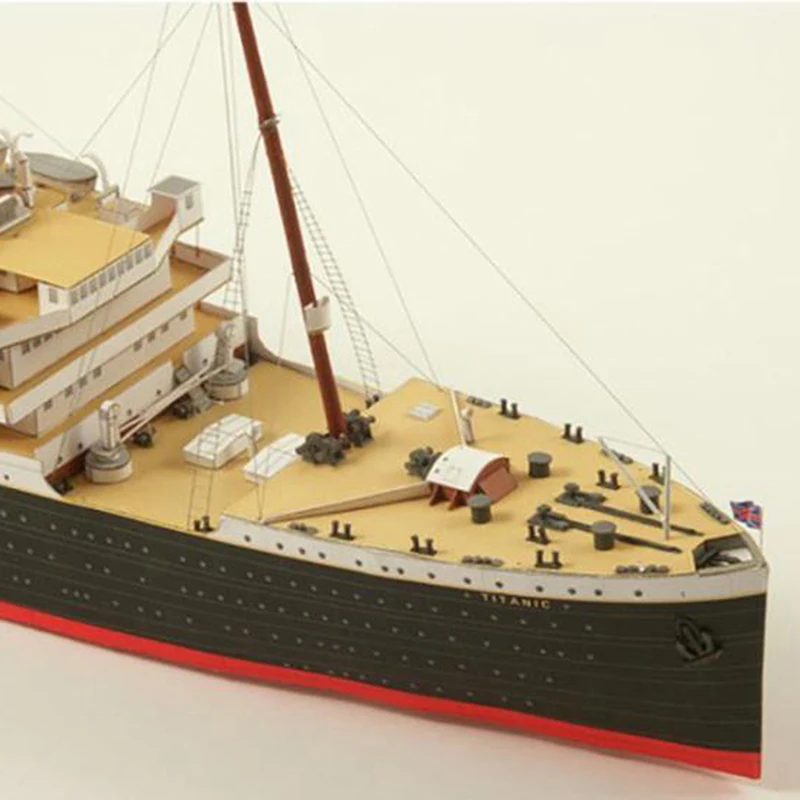 Мащаб 1:400, Титанический Кораб, 3D Книжен модел, колекция от Ръчно изработени Играчки, направи си сам, пъзели, подарък за военни Фенове