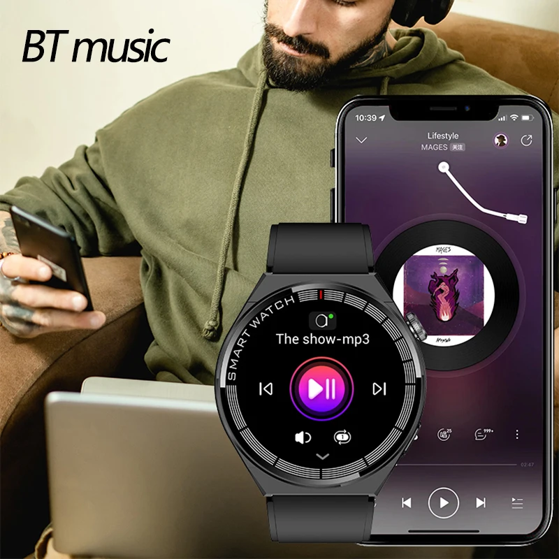 2023 Bluetooth Предизвикателство Смарт Часовници Мъжки 1,43 