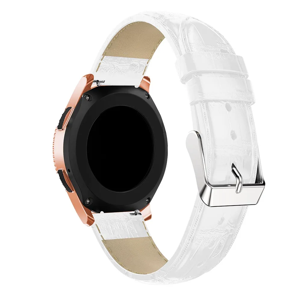 Каишка от естествена кожа за Samsung Galaxy Watch 42 мм/Active 2 44 мм 40 мм, Быстросъемный каишка, спортен каишка за китката
