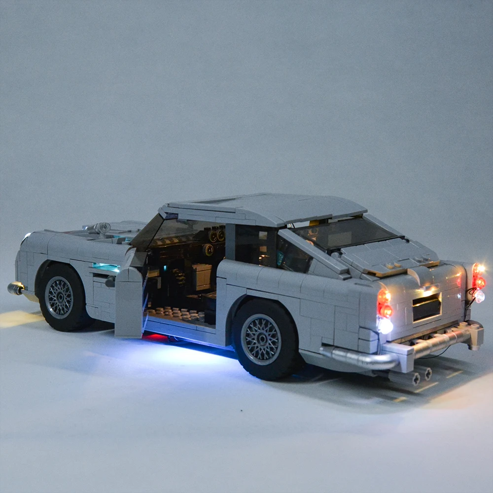 Комплект led лампи EASYLITE за 10262 Създател на Boyan Бонд Aston Marting DB5 е Съвместим С Комплекта 21046 Без строителни Блокове Модели