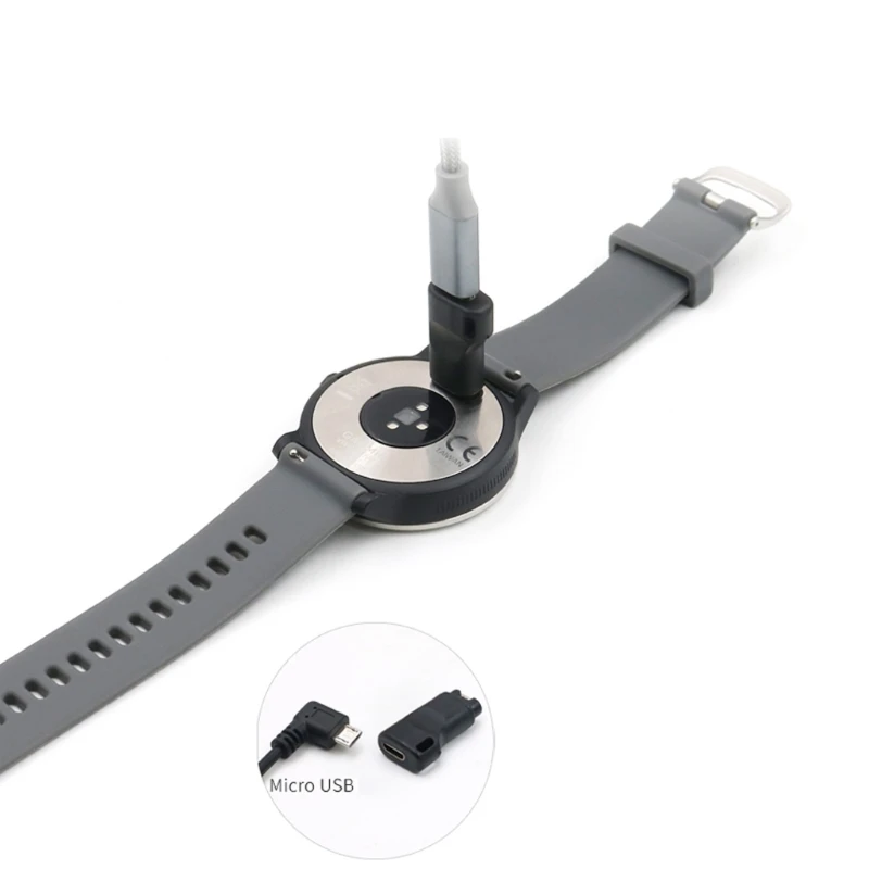 Конвертор зареждане Micro USB в 4pin за смарт часовници на Garmin Fenix 5/5s/5X/6 Forerunner 45/45 S/245/245 M/935