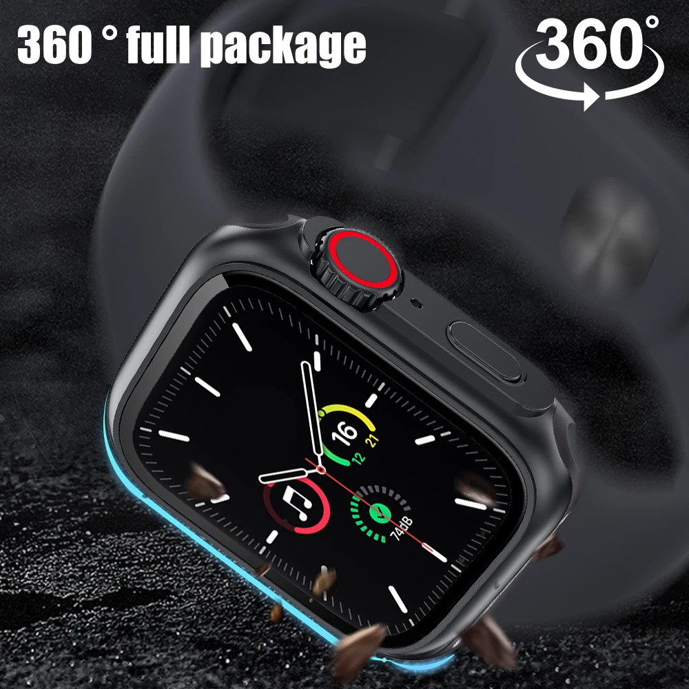 Обновете Защитно фолио за Apple Watch 7 8 Ultra 45 мм, Защитен филм за твърд КОМПЮТЪР с Закалено Стъкло За iWatch 7/8 Ultra 45 мм