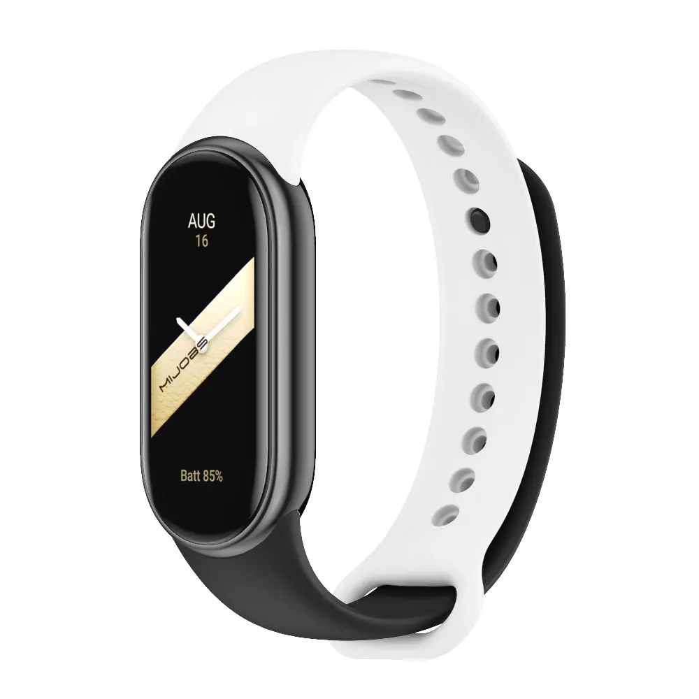 Каишка Mi Band 8, гумена гривна за Xiaomi Smart Band 8, умни часовници с NFC, спортен силиконов гривна на китката, каишка Miband 8