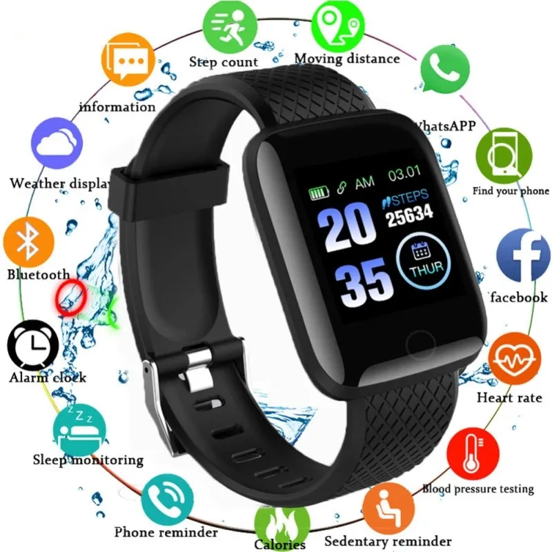 Нови Спортни смарт часовници с Bluetooth за мъже и жени, смарт гривна, монитор на сърдечната честота, умни часовници, фитнес и спортен смарт гривна
