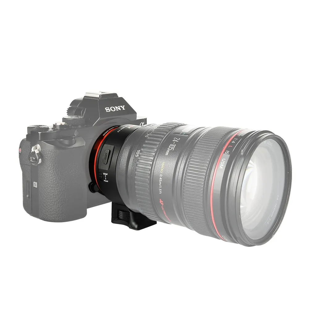 Обектив Адаптер Viltrox EF-NEX IV с автоматично фокусиране за обектив Canon EOS EF EF-S полнокадровому обектива Sony E NEX A9 AII7 A7RII A7SII A6500 A6300