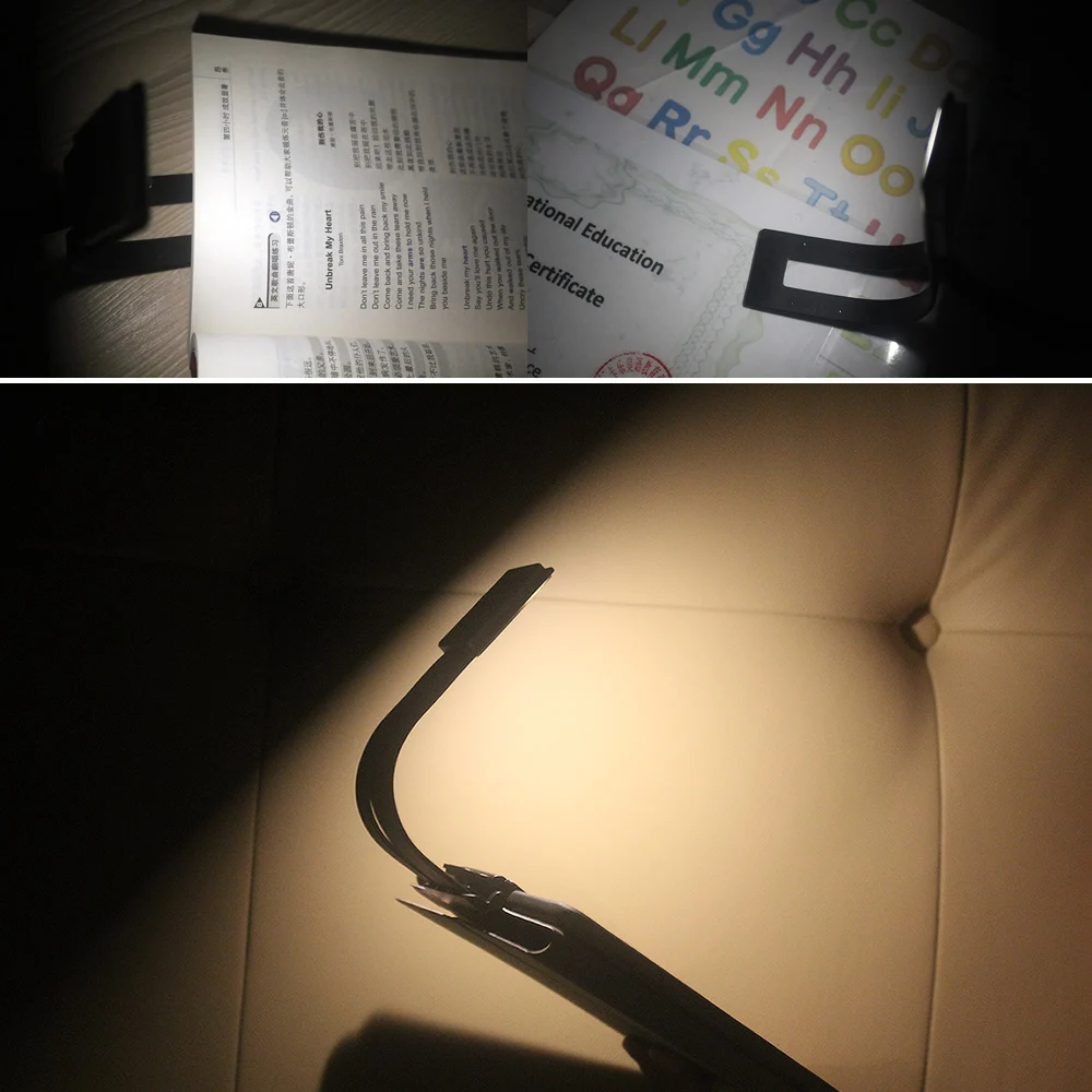 Портретно Лампа USB Зареждане 3 Режима на Одноклавишное Потъмняване на Гъвкава Зажимная Лампа нощна светлина За Четене В Леглото С Магнит Преносими Led Лампа Книжарницата