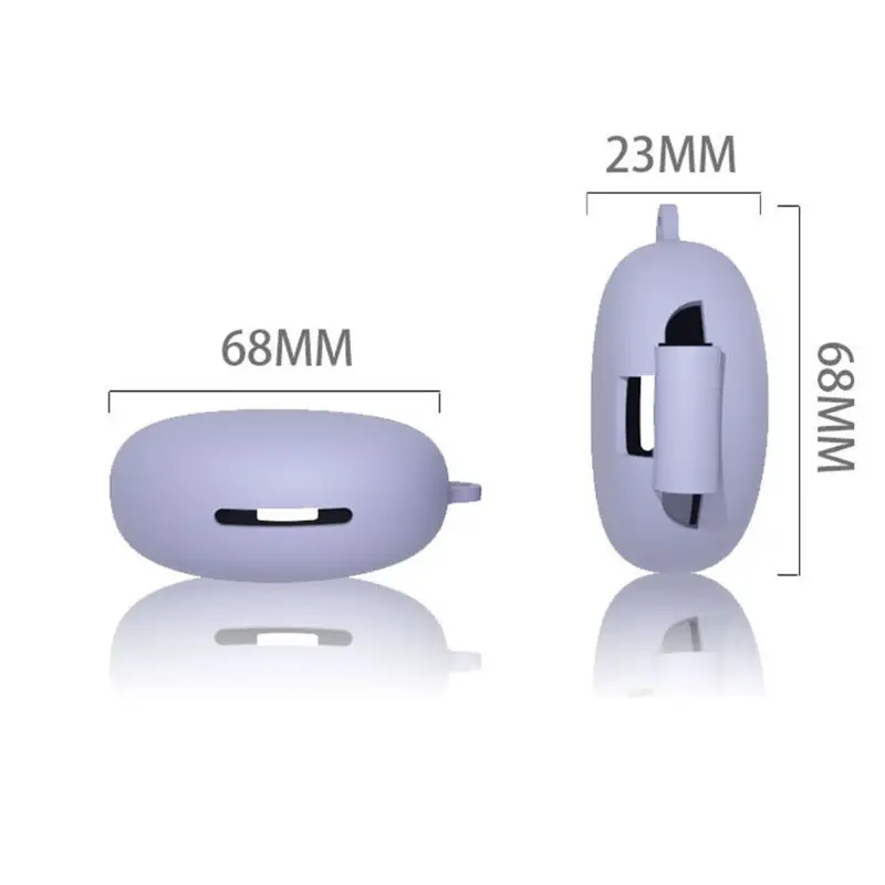 Силиконов калъф за слушалки безжични слушалки Enco W31, съвместими с Blutooth, кутия, кабел за зареждане, защитна торбичка