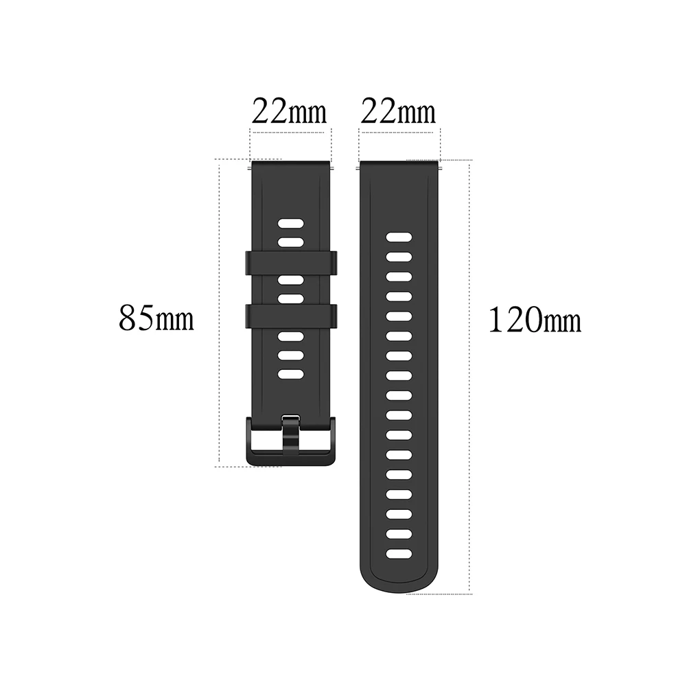 Силиконов ремък за Xiaomi MI Watch S1 Active/Цветна лента за часа Smartwatch Колани