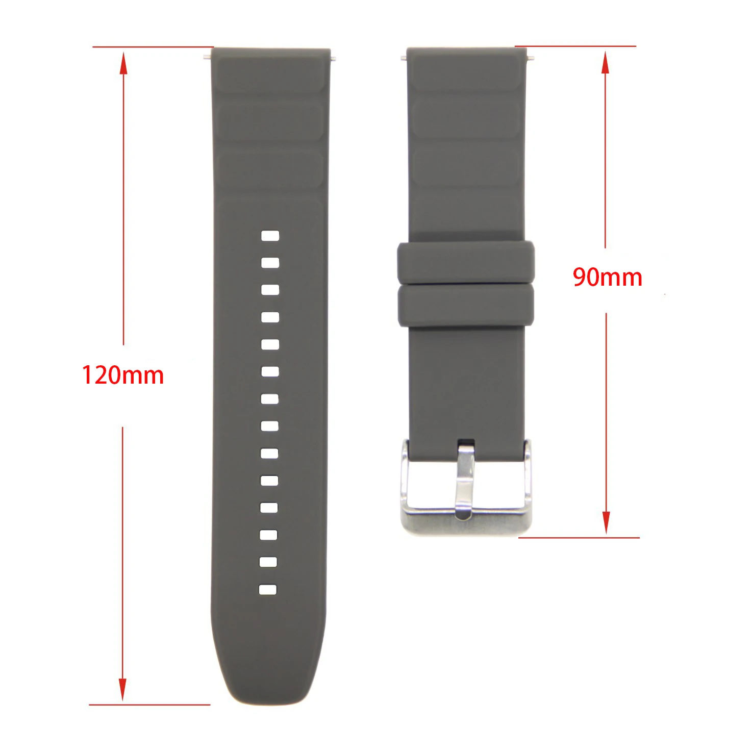 Силиконов ремък за умни часовници с черна катарама 22 мм за Colmi i10 i30 p15 land 2sky 7 pro ceu 4 p18 p16, гривна-каишка
