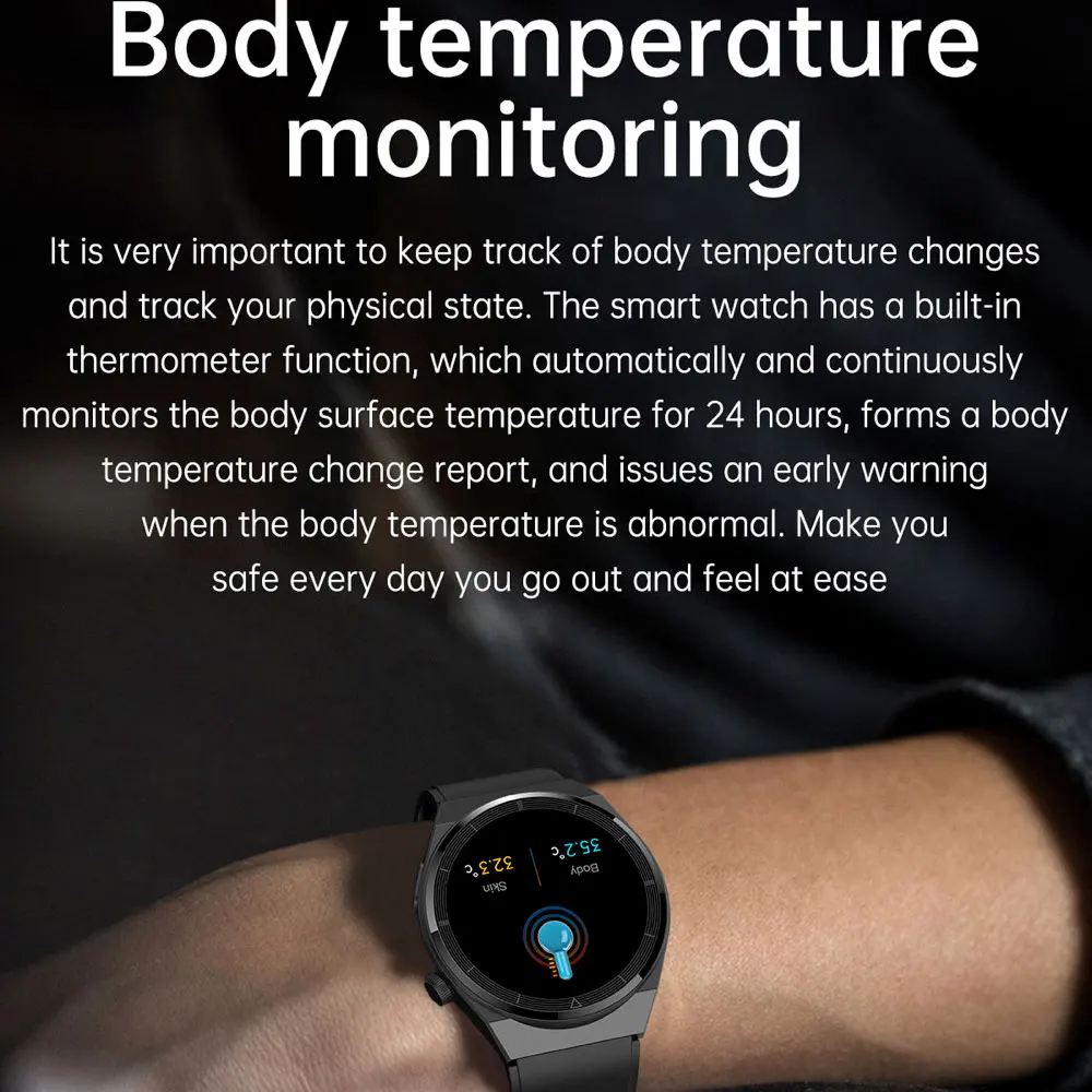 Смарт часовници с истински контрол на температурата на кислород в кръвта, който е съвместим с Bluetooth предизвикателство 8763E, чип гласов асистент, водоустойчив умен часовник