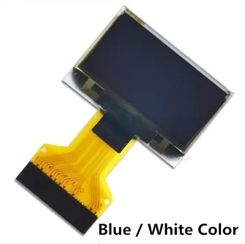 0,96 инчов 30PIN SPI Бял/син OLED екран SSD1315 IC, съвместим с SSD1306 128*64 IIC, plug-in интерфейс