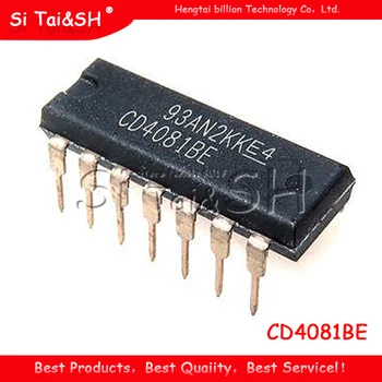 10ШТ CD4081BE DIP14 CD4081 DIP 4081 4081BE DIP-14 нова и оригинална чип
