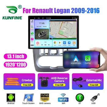 13,1-инчов автомобилен радиоприемник за Renault Logan 2009-2016 кола DVD GPS навигация стерео Carplay 2 Din централна мултимедиен Android Auto