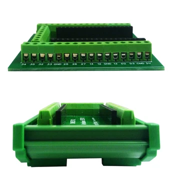 2 бр DNESP32 DIN PinBoard за ESP32 DevKitC монтиране на DIN-шина винт клеммный блок Модул на адаптера