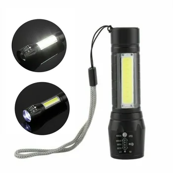 2 елемента COB фенерче USB Акумулаторна домакински led фенерче, светъл водоустойчив фенер за къмпинг, външно осветление, преносим фенер