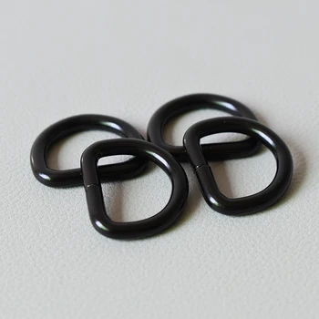 20 бр/лот, 3/4 инча (20 mm) Черен комплект от сверхпрочных заварени пръстени Ди за конен оборудване, седла, греди за домашни любимци