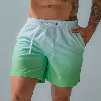 2020 мъжки плажни панталони, мъжки ежедневни летни къси панталони, бързо съхнещи топене за бягане, спортни мъжки топене на размера на плюс