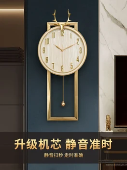 2022 нови прости стенен часовник модерни и луксозни часовници украса хол трапезария домашни часовници атмосфера стенни часовници