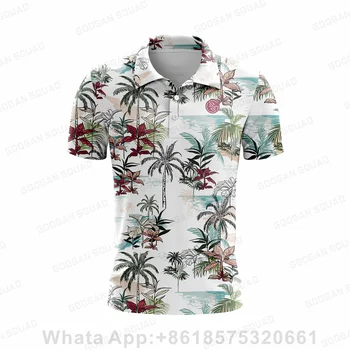 2023 Нова Лятна Мъжка Риза С Къси Ръкави Rainforest, Ежедневни Модна Тениска С Къс Ръкав, Бързосъхнеща Тениска За Риболов И Голф, Блузи, Дрехи, Големи Размери 024