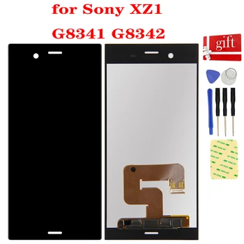 5,2 За SONY Xperia XZ1 LCD Матрица G8341 G8342 LCD дисплей Модул на Екрана на Дисплея Панел Сензорен Екран Дигитайзер, Сензор XZ1 LCD дисплей В Събирането на