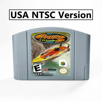 64-Битова игра касета Hydro Thunder за САЩ NTSC версия или EUR PAL версия За конзоли N64