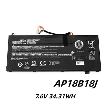 AP18B18J 7,6 V 34.31 WH Батерия за лаптоп Acer Aspire 3 A314-32 C087 C1K9 C1QB C4F0 C4XB C5U6 C7BP C7QH C8BJ C9BT C83Q C95D P9UF