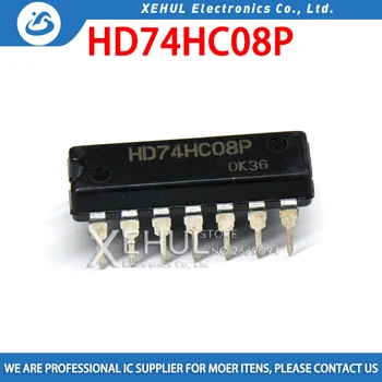 SN74HC08N DIP14 SN74HC08 DIP 74HC08N 74HC08 DIP-14 нова и оригинална чип