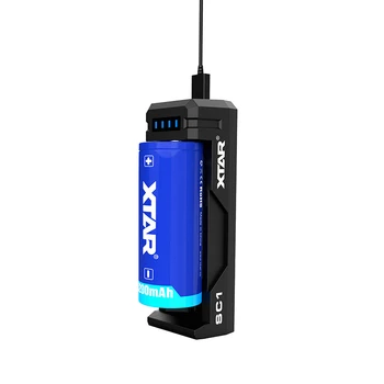 XTAR SC1 USB Подходящи за акумулаторна литиево-йонна батерия с напрежение 3,6 В/3,7 В 18650/18700/20700/21700/22650/25500/26650.