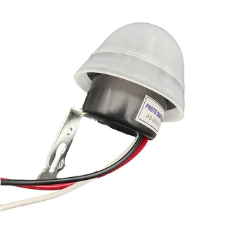 Автоматично Включване-Изключване Фотоэлементного Прекъсвач Улично Осветление на AC/DC 12V AC 110V 220V 50-60 Hz 10A Фотоуправляемый Фотопереключатель Автоматичен Сензор за Превключване на