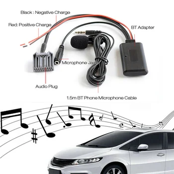 Автомобилен Bluetooth 5,0 AUX Аудио Помощен Кабел-адаптер За Honda Civic 2006-2013/CRV 2008-2013/Accord 2008 Година След 8-то поколение