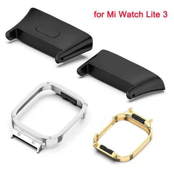 Адаптери Рамка за Redmi Watch 3 Конектор от неръждаема стомана за Xiaomi Mi Watch Lite 3 каишка за умни часовници с ширина 20 мм