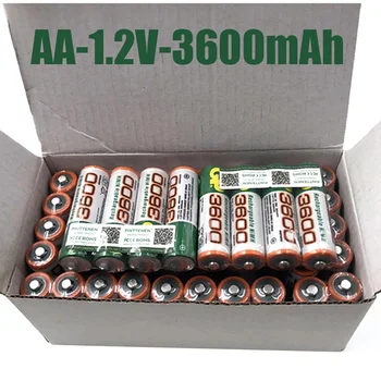 Акумулаторна батерия Aa Pilas Recargables Aa батерия 3600mah 1,2 V Ni-mh AA Battery Само батерии в комплекта