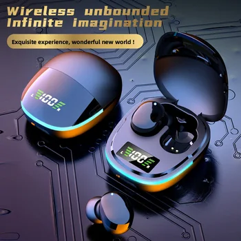 Безжични слушалки 5.1 Професионални Bluetooth-слушалки с микрофон Стерео Hi-Fi слушалки Спортни мини слушалки TWS за смартфони