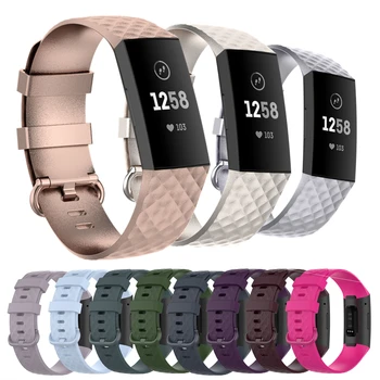 Висококачествен каишка за часовник Fitbit Charge 4, гривна, въжета за спортни часовници, силиконови гривни за Fitbit Charge 3/3 SE, аксесоари